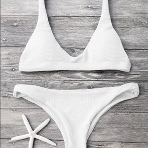 Zaful White Bikini Set